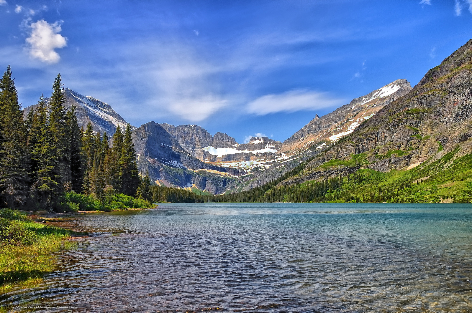 Glacier National Park Montana Mount Gould Desktop Wallpaper