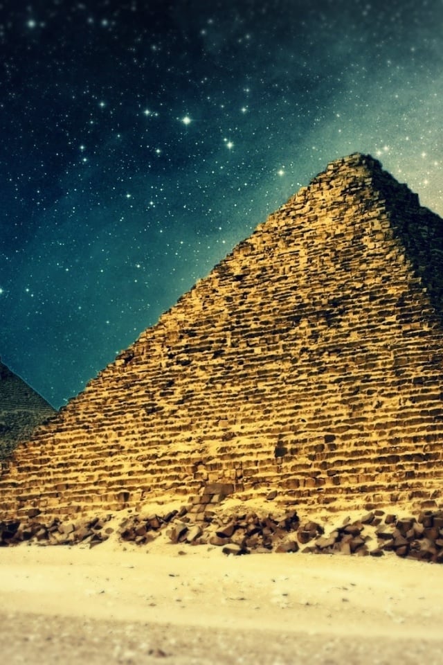 640x960 Digital Egypt Pyramids Iphone 4 wallpaper 640x960