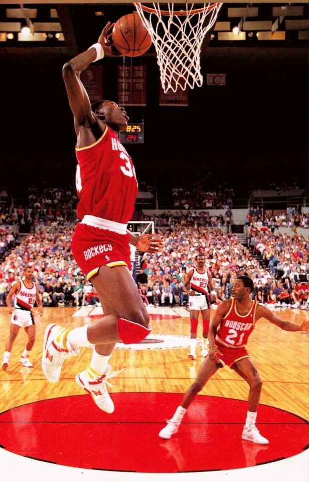 Hakeem Olajuwon Houston Rockets Sports Basketball