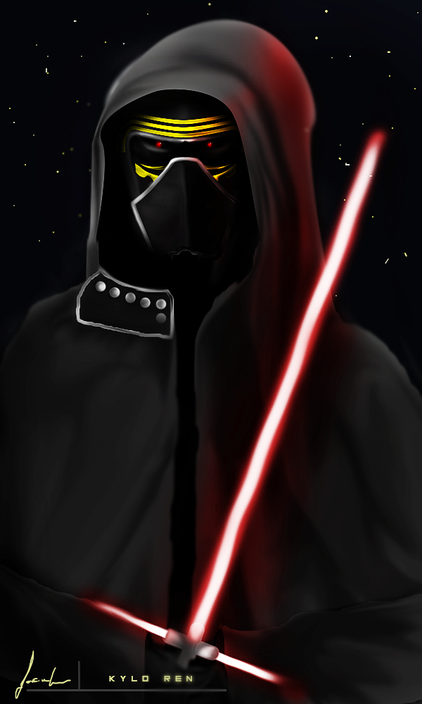 Kylo Ren PaintingSith by ModernMaking on