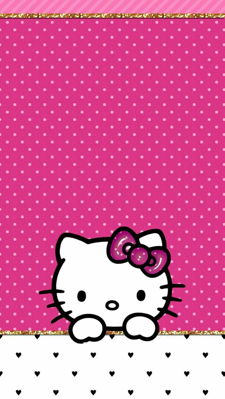Sparkly Hello Kitty Wallpaper Top