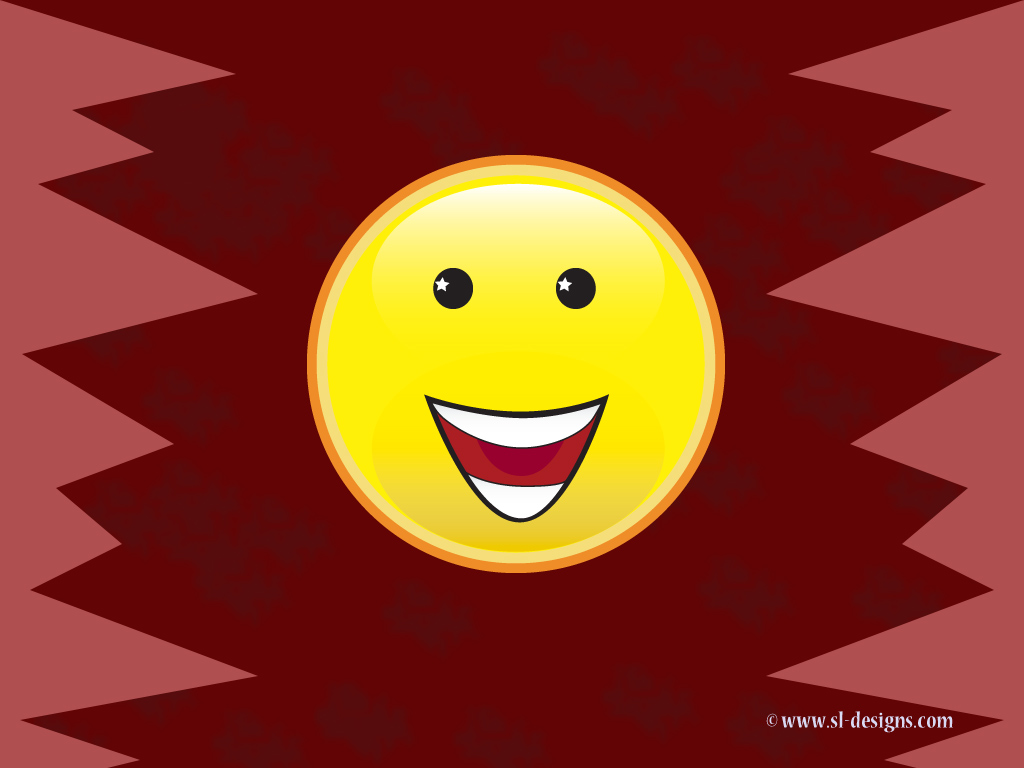 Happy Face Smiley on burgundy   desktop wallpaper 1024x768