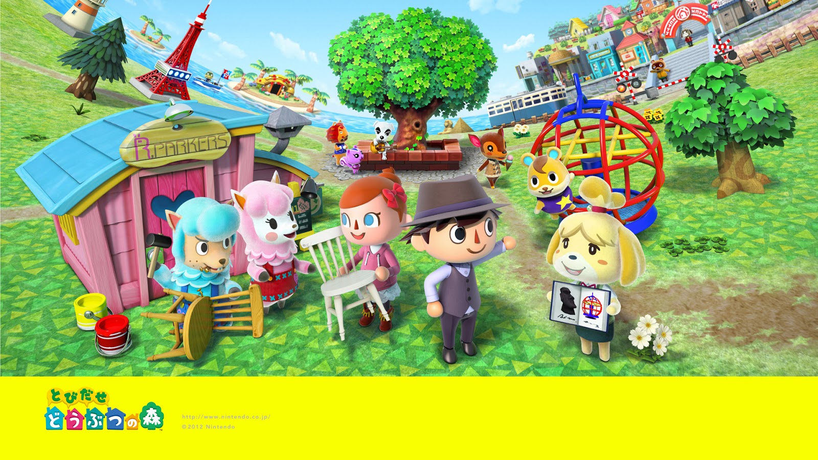 Animal Crossing HD Widescreen Wallpaper