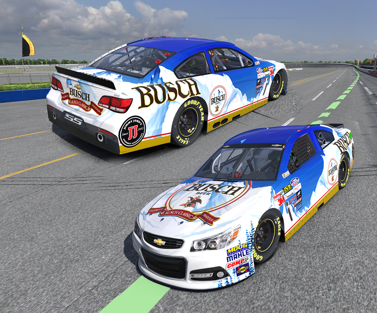 Busch Beer Kevin Harvick 2k Texture By Victor R