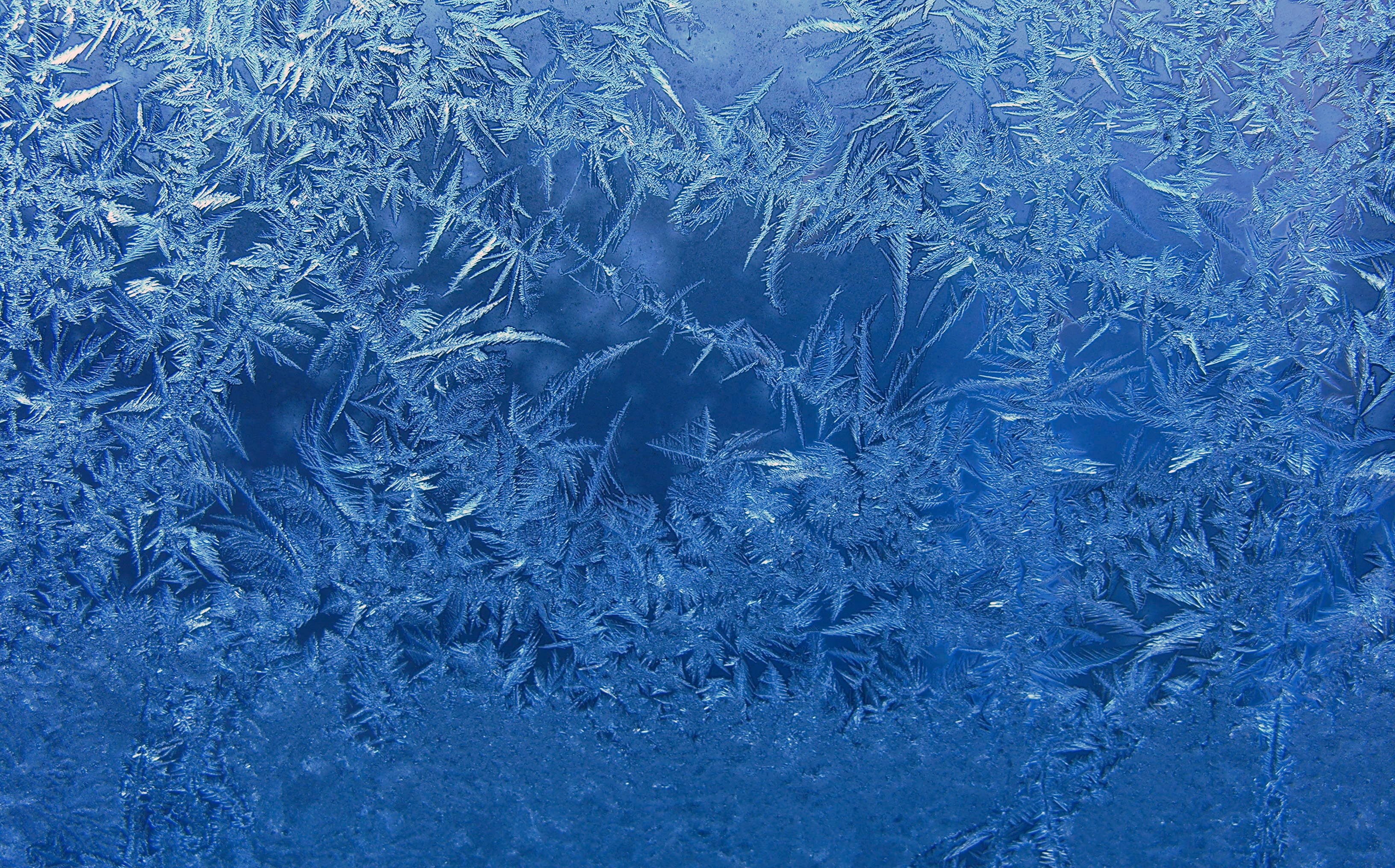 frost blue background glass winter window ice wallpaper background 3264x2032