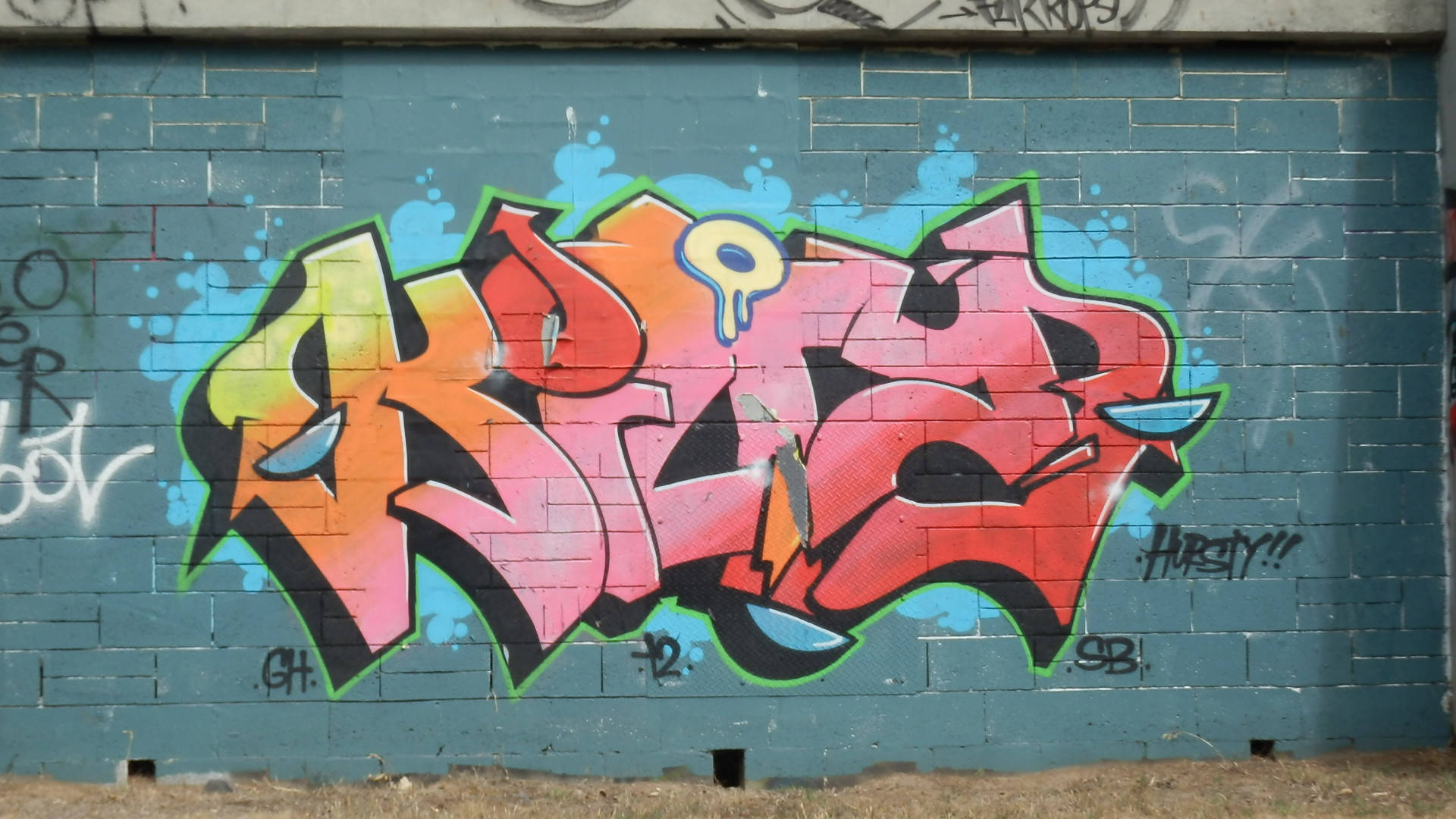 Gradient Graffiti Urban Art Wyli1zrwkw37by3f Wallpaper