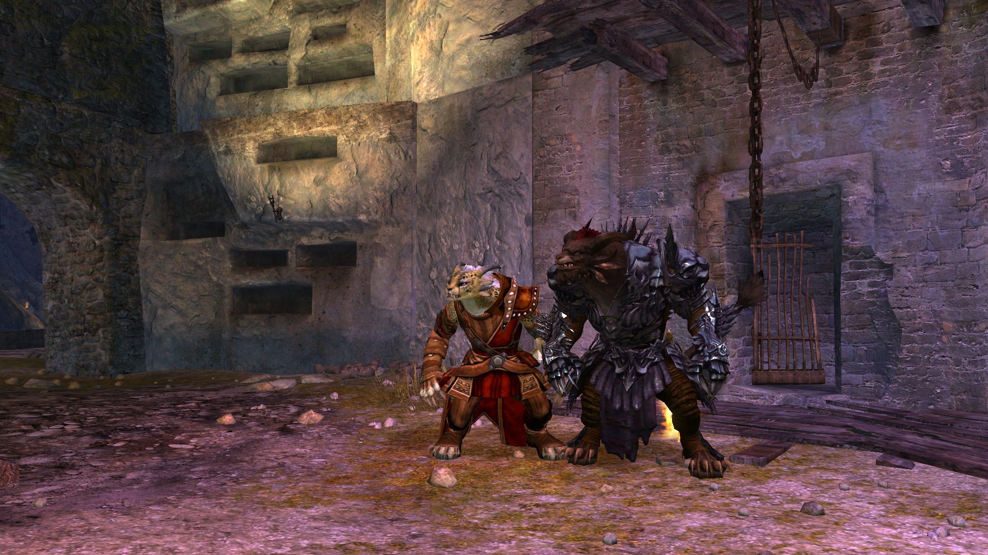 My Gw2 Charr Thief With Rytlock Brimstone Guild Wars
