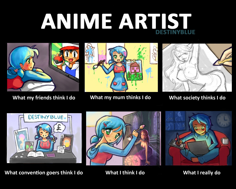 Anime Artist Meme By Destinyblue