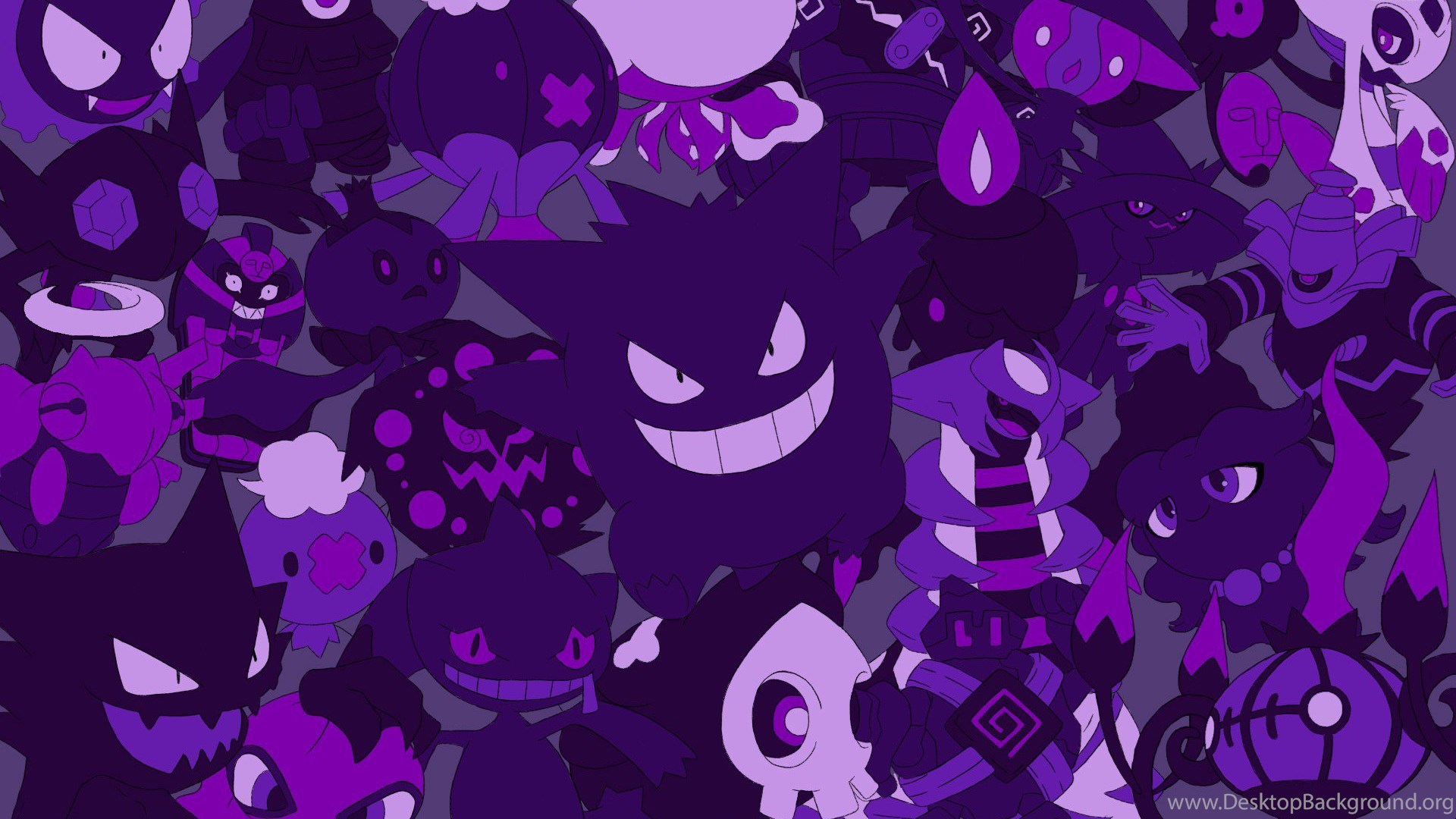 Purple Pokemon Wallpaper Anime Desktop Background