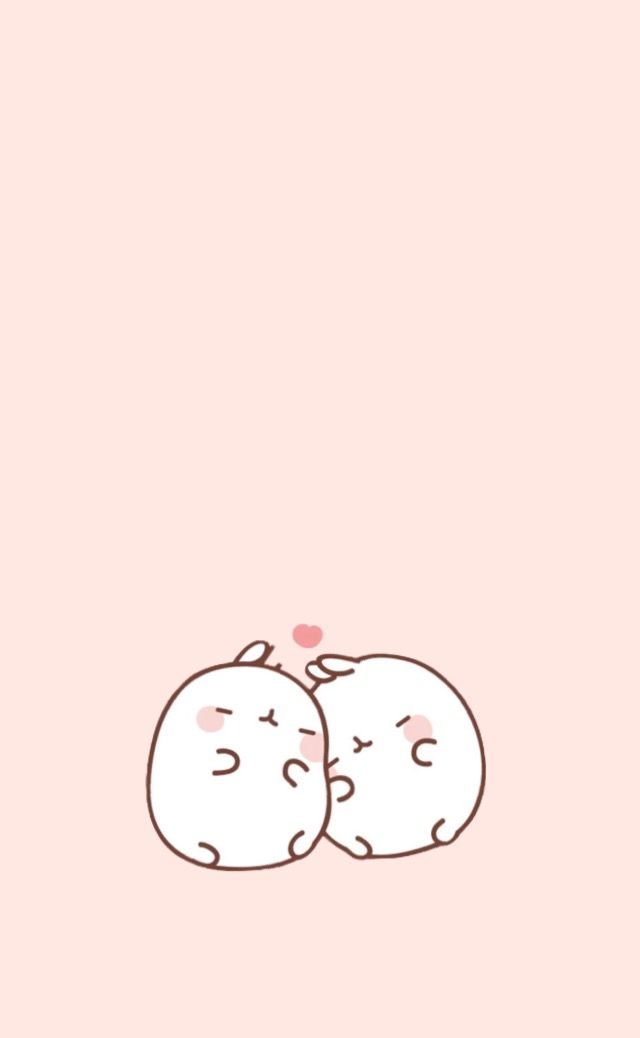 🔥 Download Sweet Molang Couple So Cute Phone Wallpaper In by ...