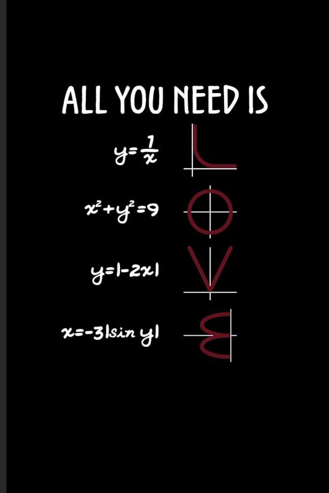 All You Need Is Love Funny Math Quote Journal For Teachers