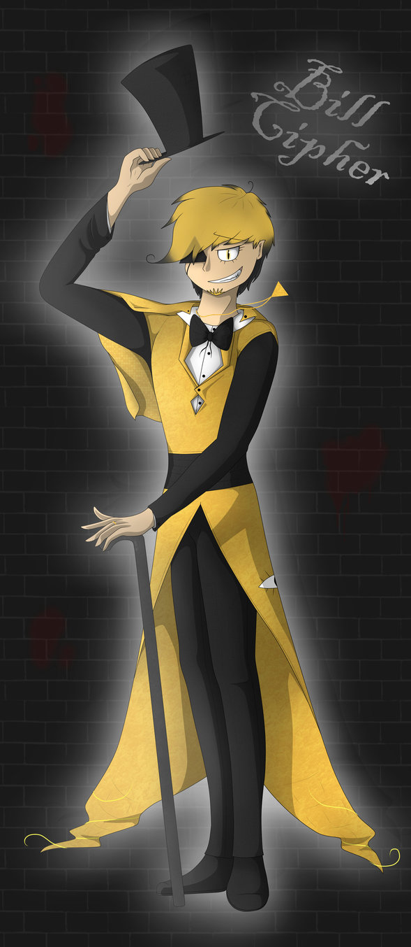 Human Bill Cipher by MLP Disaster on