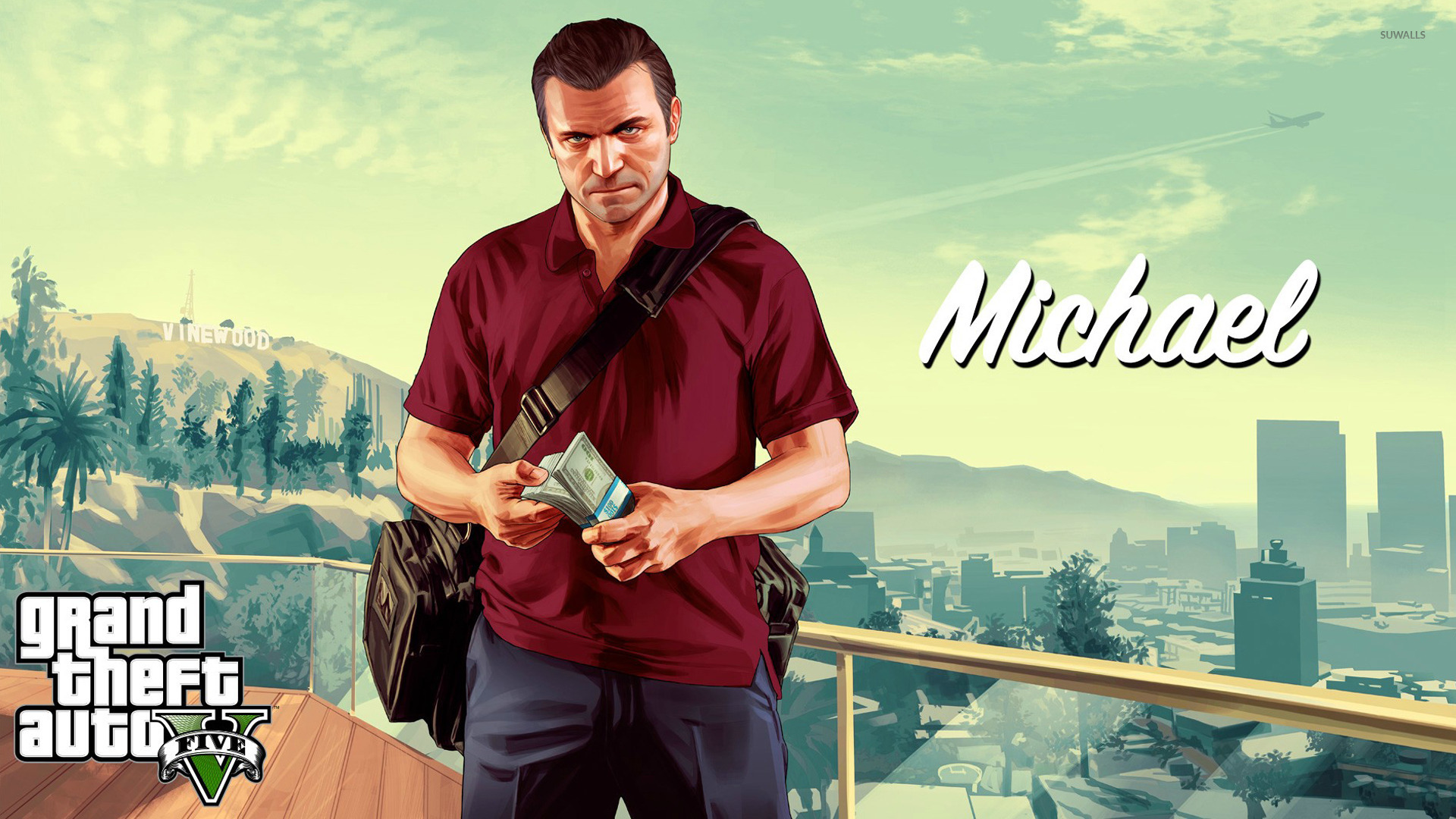 Michael Grand Theft Auto V Wallpaper Game