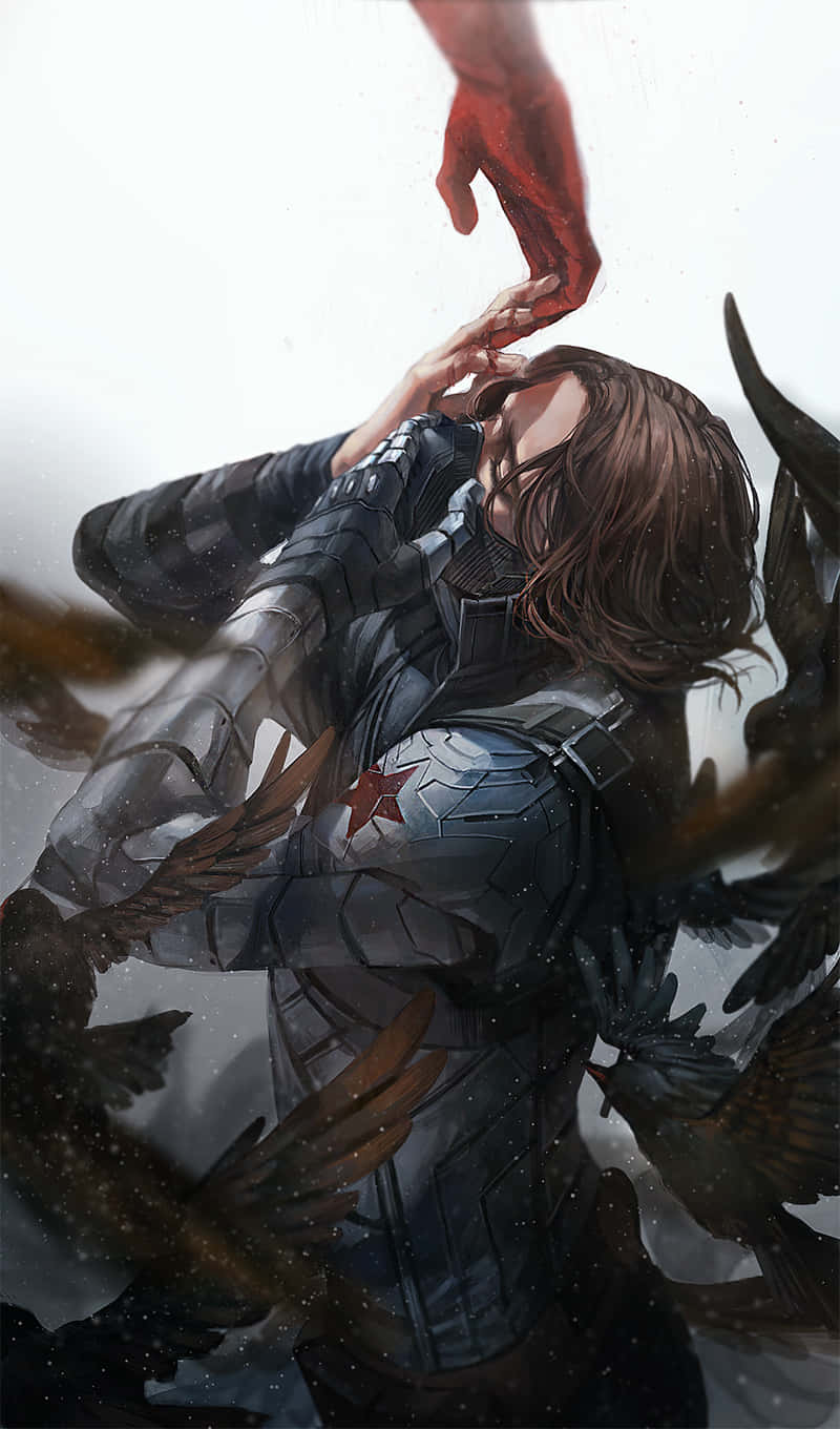 Enjoy A Superhero Watching Experience On Your Bucky Barnes Wallpaper