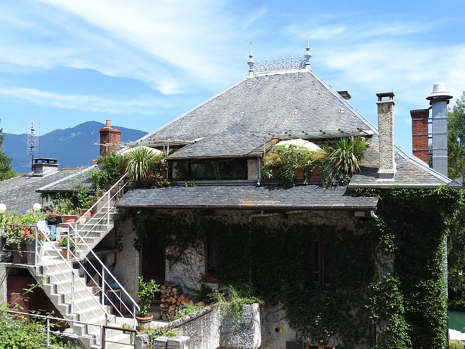 HD Wallpaper Roofing Sky House France Sing Village Typical