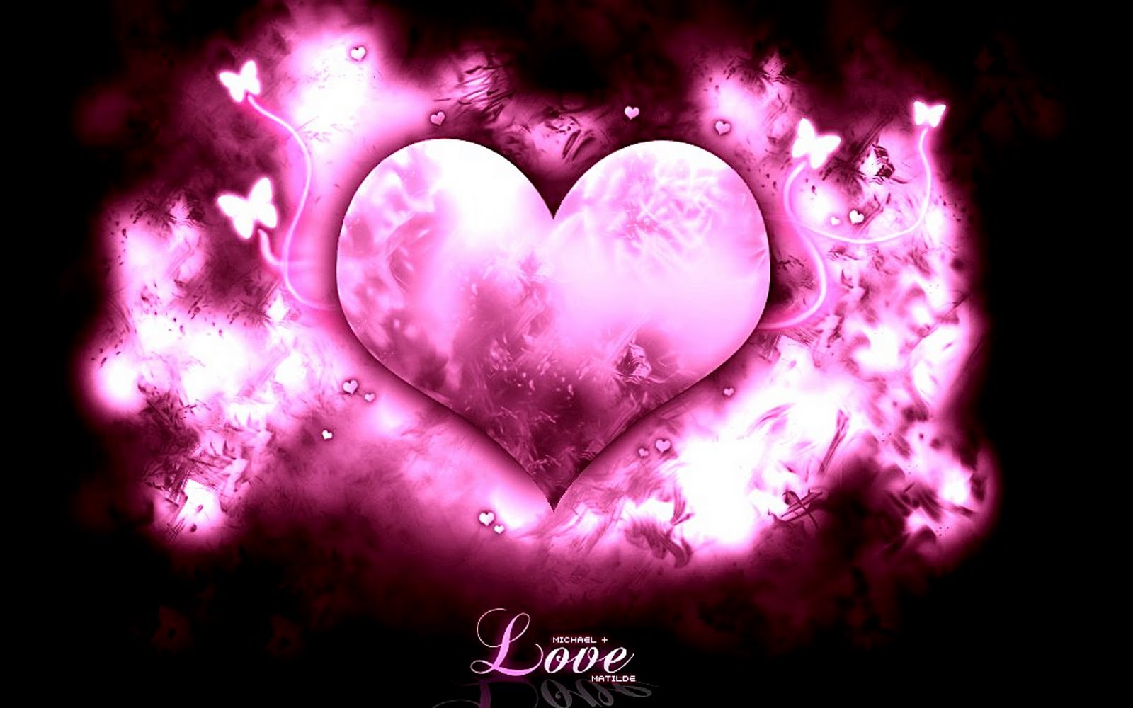 Wallpaper Background Cute Heart And Love With Different