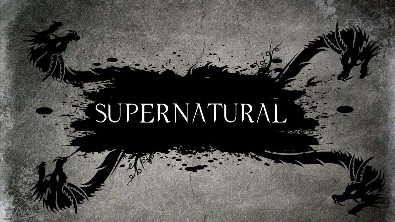 Supernatural Tv Series Logo   1366x768   493530