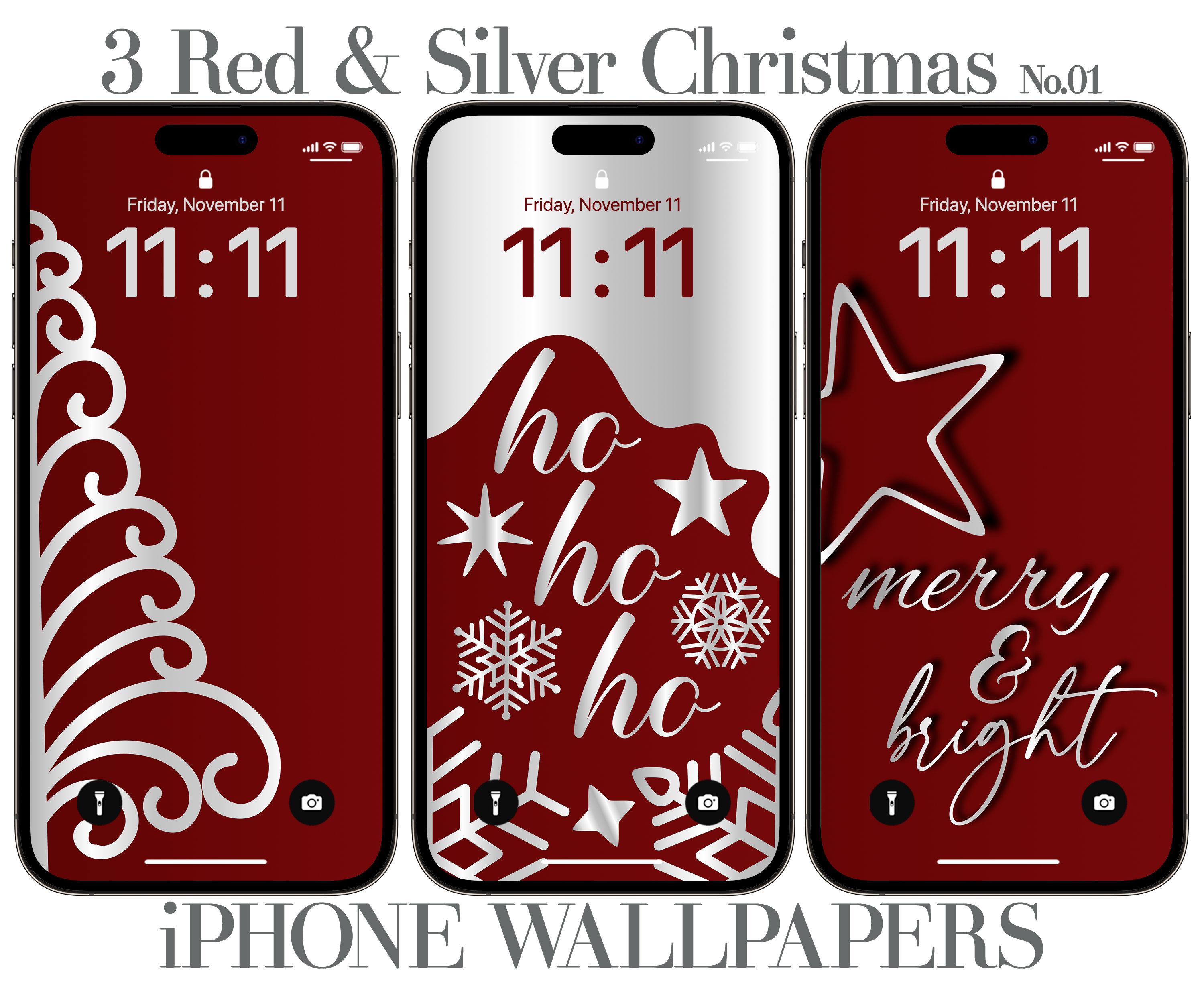 Christmas iPhone Wallpaper Phone Background Ho Red