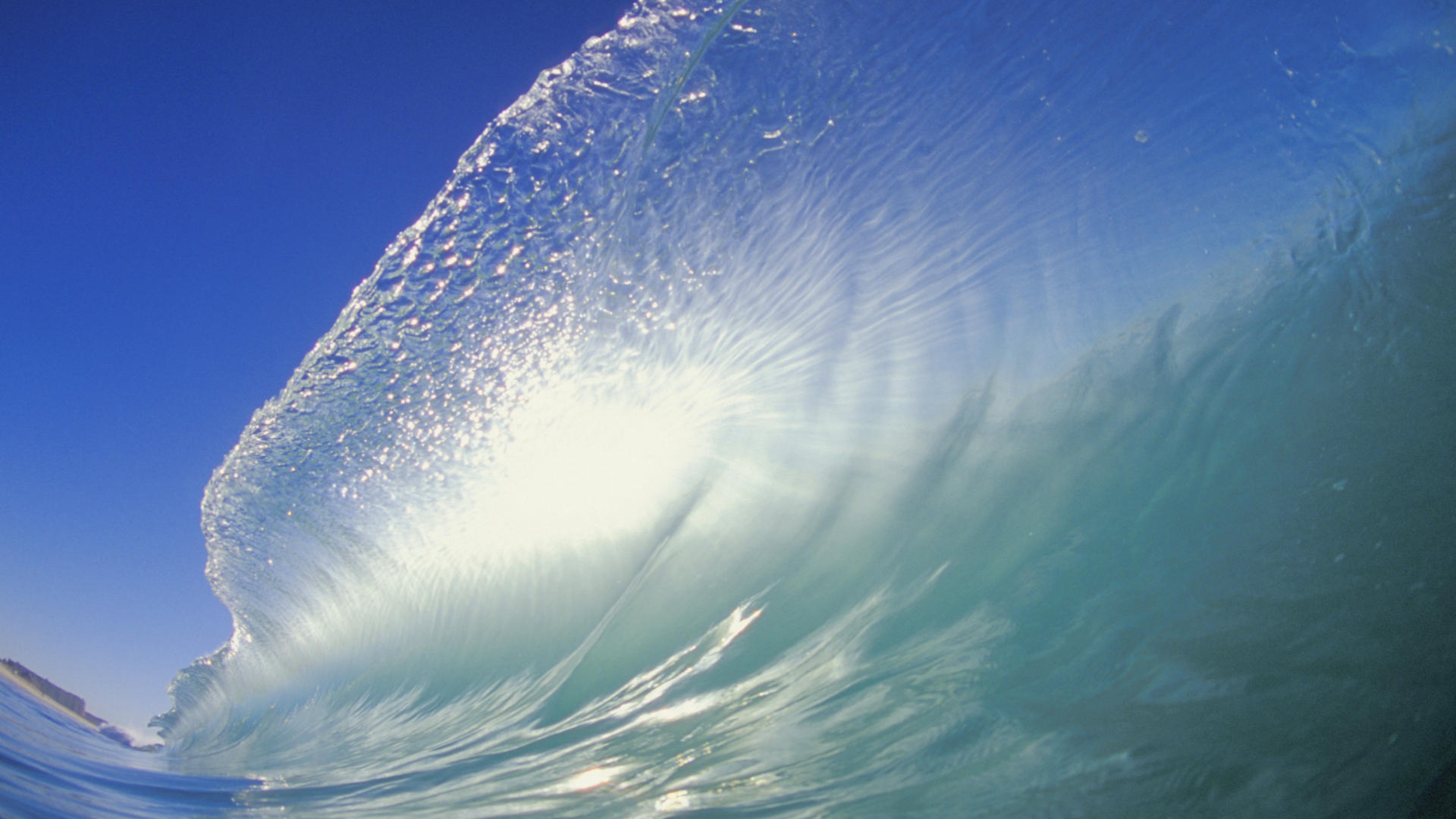  Sea Water Transparent Splashes Wallpaper Background 4K Ultra HD