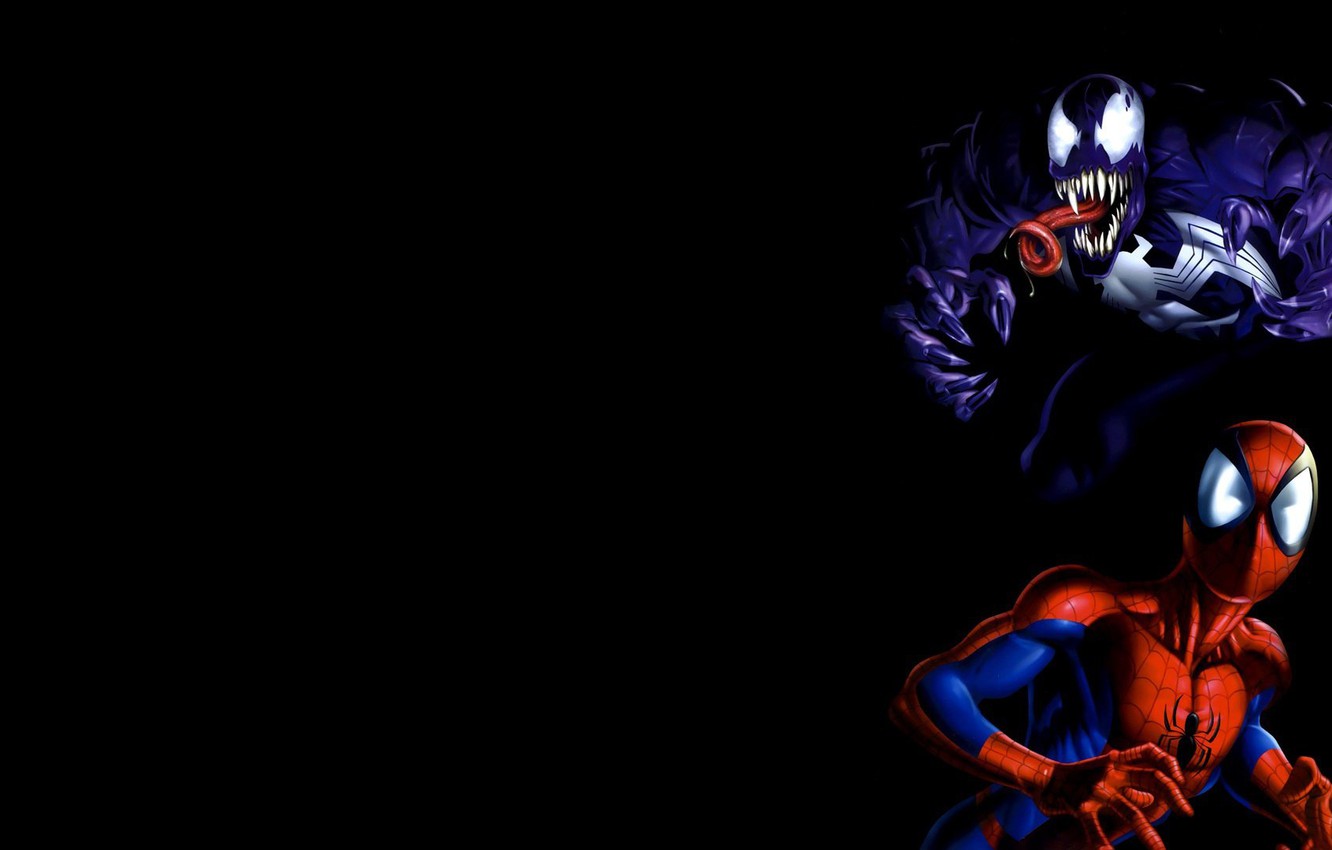 Wallpaper background marvel comics Venom Peter Parker Spider