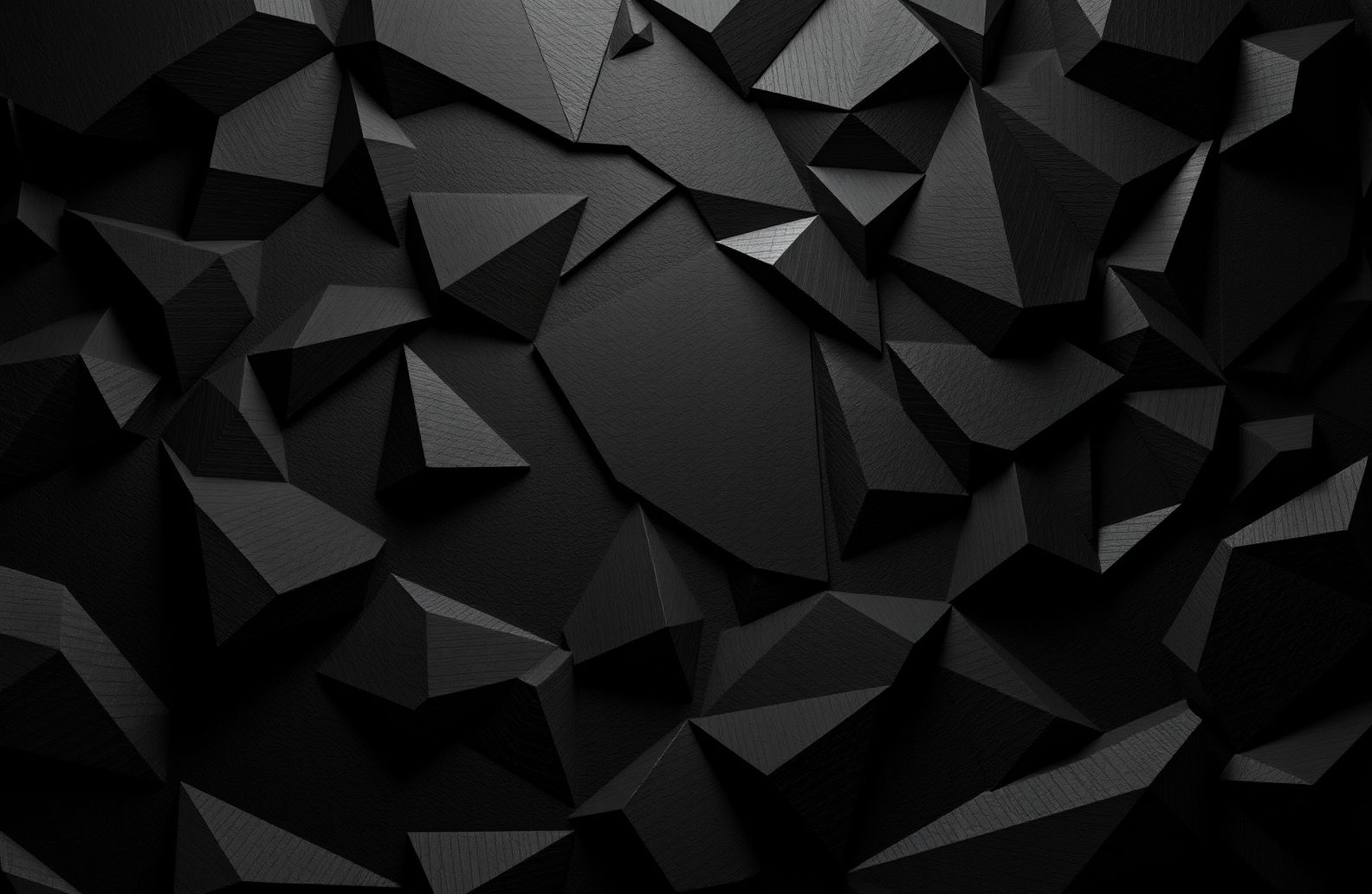 3d Black Wallpaper