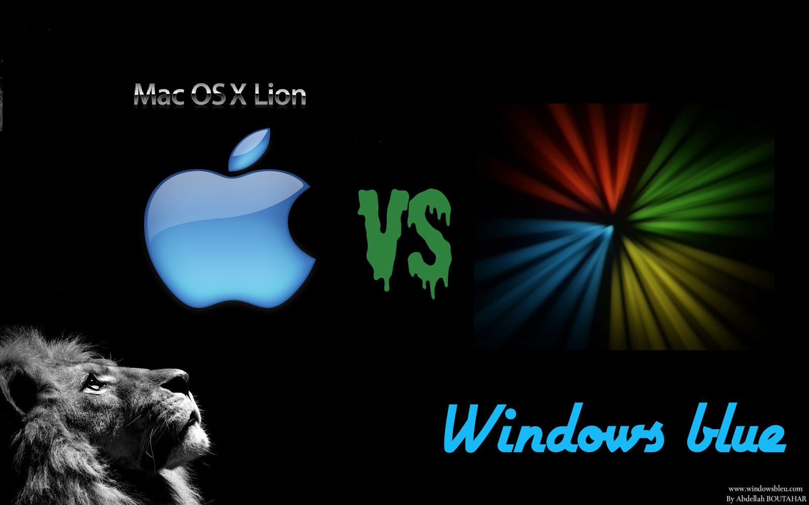 Windows Blue Vs Mac Os X Mountain Lion Full