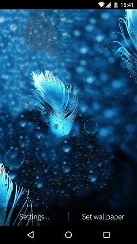 Feather Bubble Live Wallpaper Is Abreathtaking New