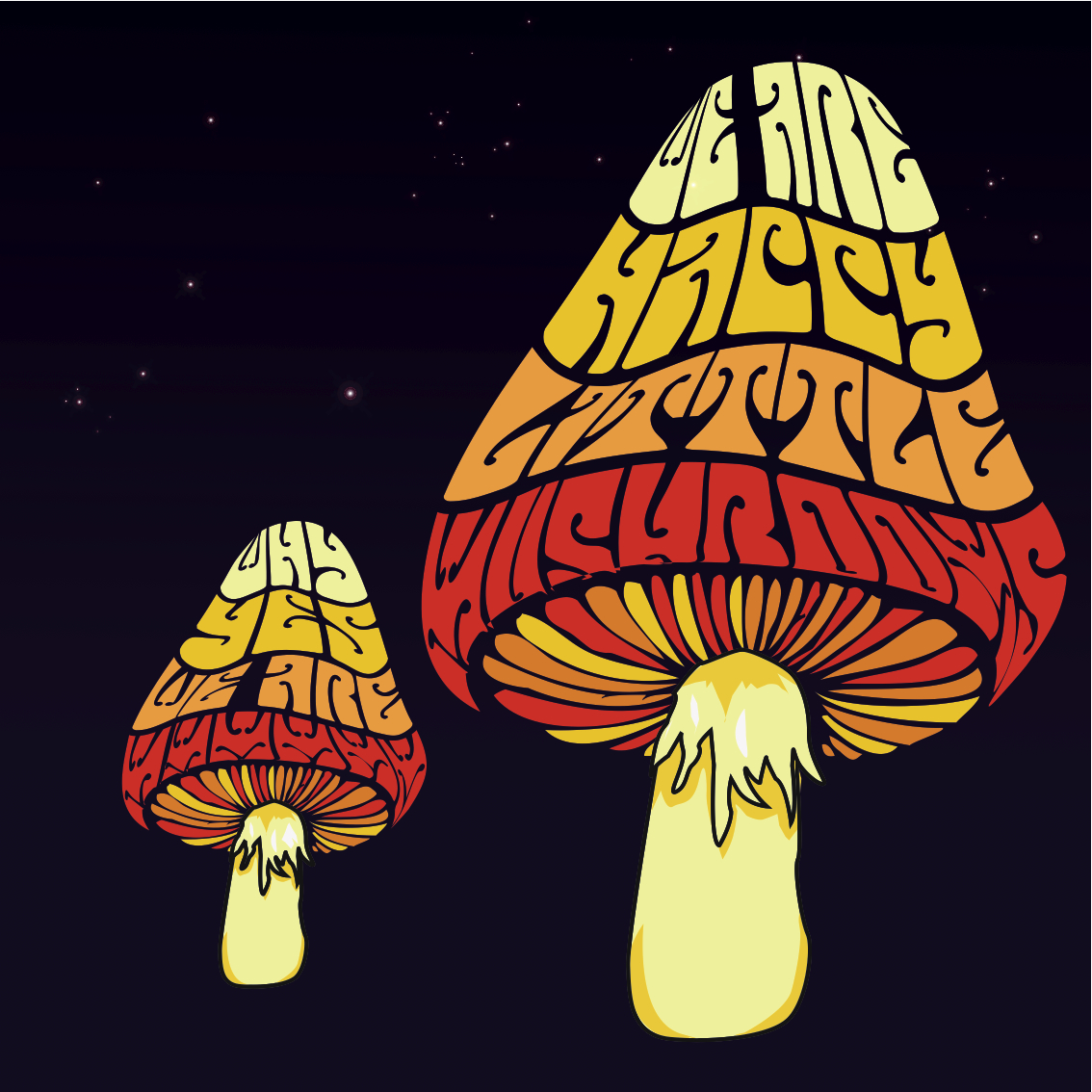 Magic Mushroom Background Mushrooms By Patternwar