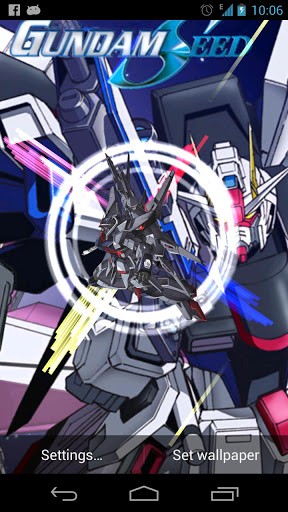 Bigger Gundam Seed Live Wallpaper For Android Screenshot