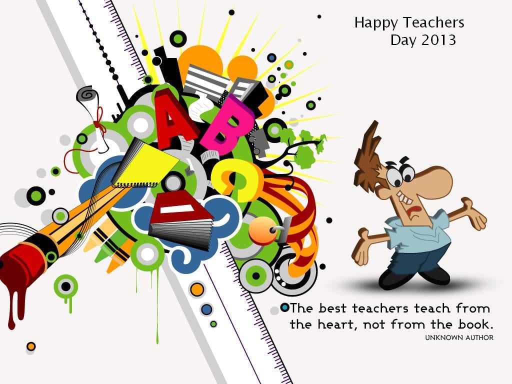  Happy Teachers Day HD Wallpapers for Computer PC Desktop Background 1024x768