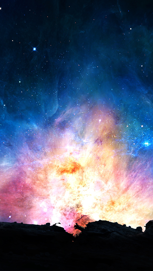 Galaxy Power iPhone 5s Wallpaper iPad