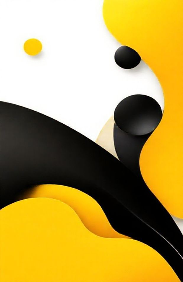 Black And Yellow Hd Wallpaper