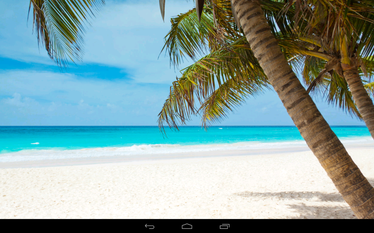 Relaxing Beach Wallpaper Screenshot
