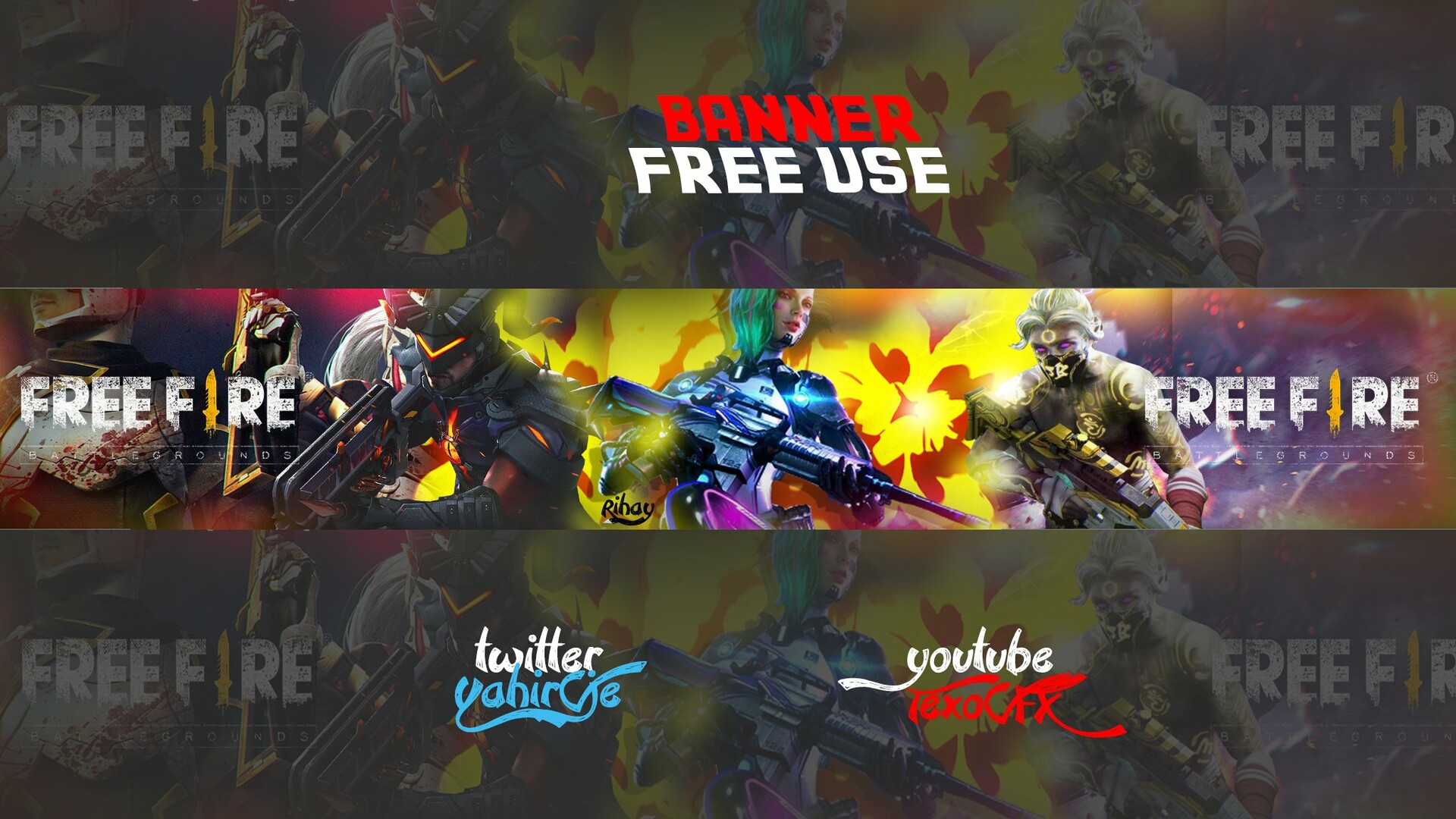 Banner Gamer De Fire Wallpaper