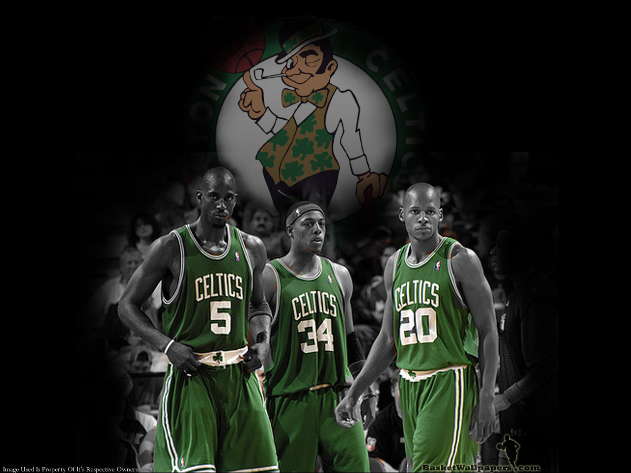 Celtics Gart Pierce Allen Wallpaper Basketball At