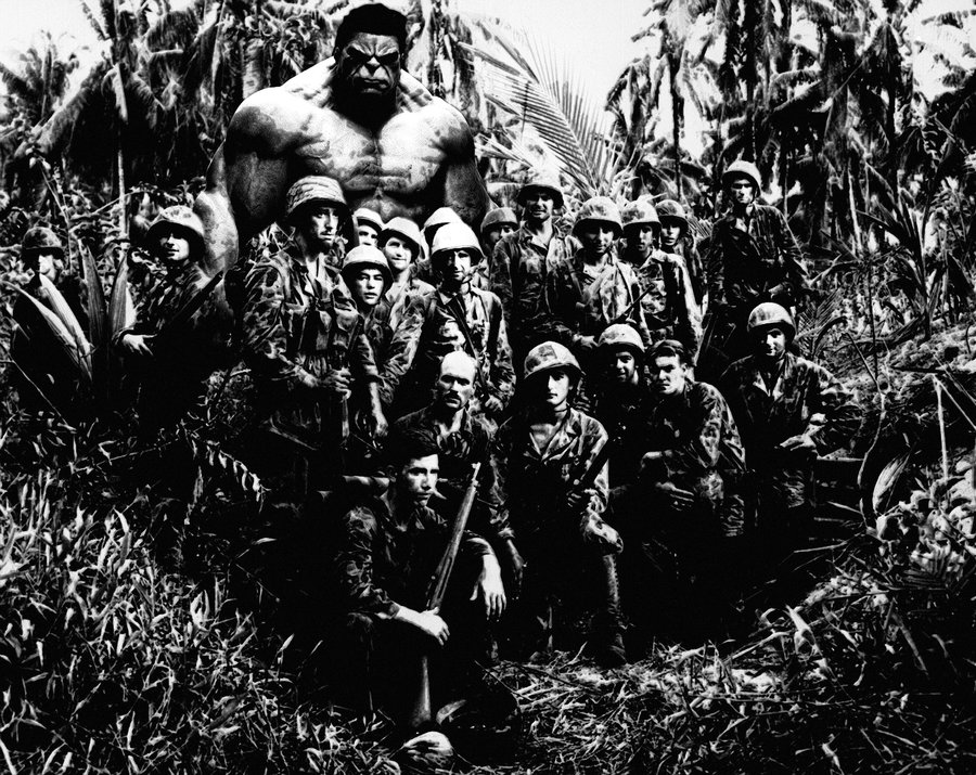 Hulk At Vietnam War By Seeartend