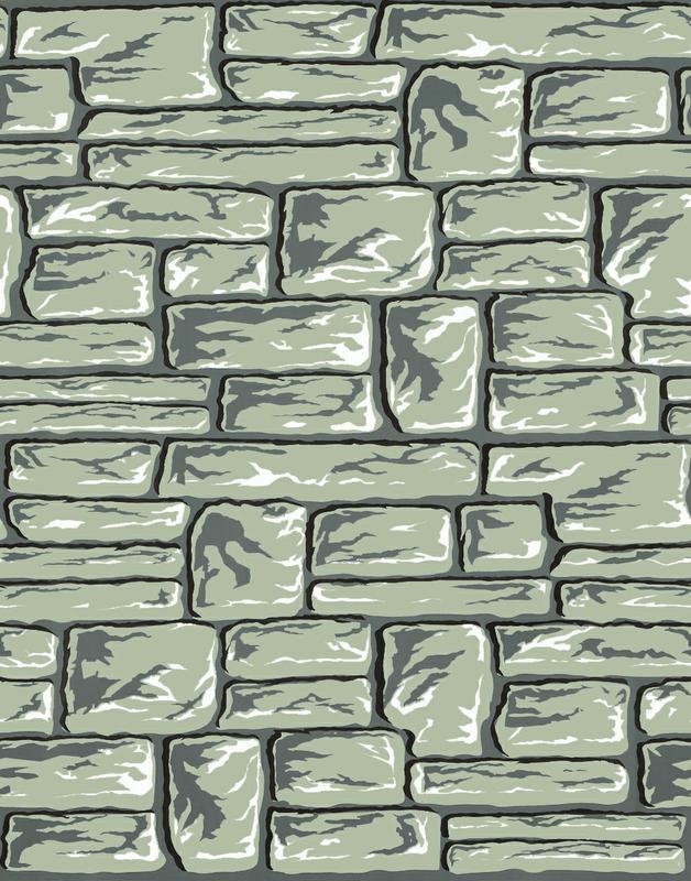 Pacon Corobuff Corrugated Flagstone Background Paper Roll X