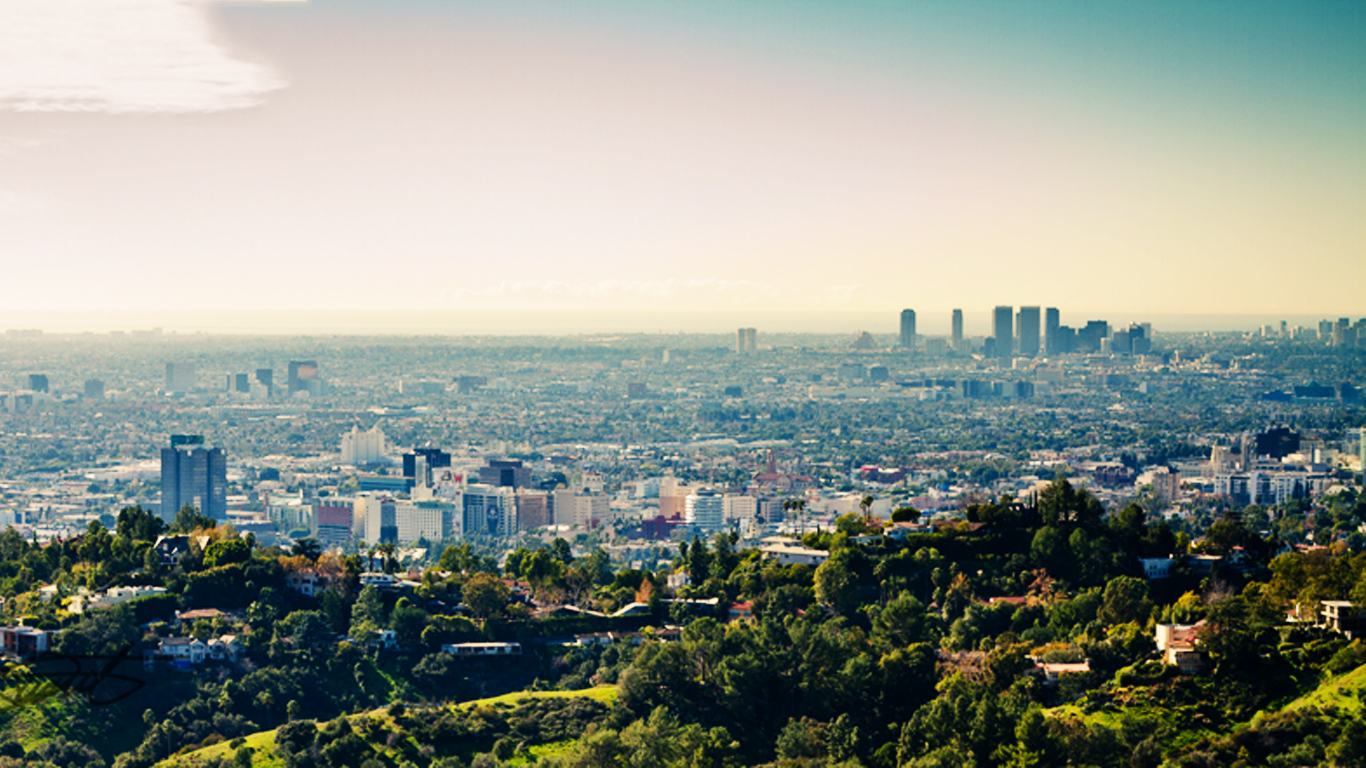 Los Angeles Wallpaper Nature In City