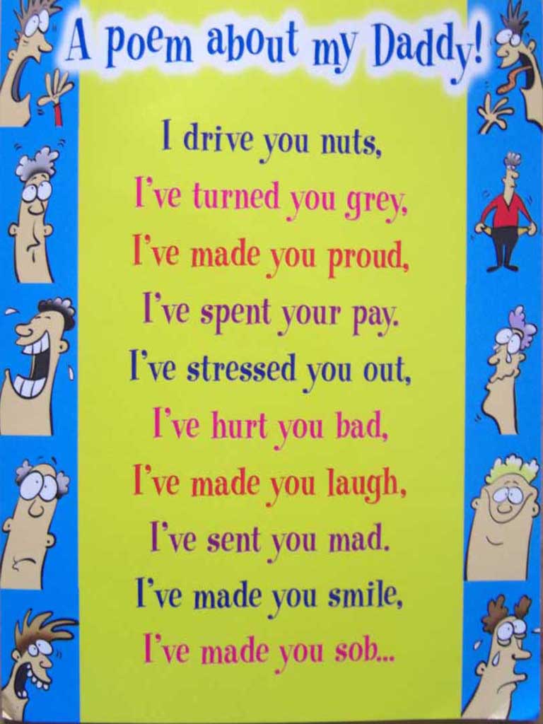 Fathers Day iPad Poem For Kids 123mobilewallpaper