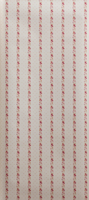 Small Print Floral Stripe Wallpaper Bolt   Traditional   Wallpaper