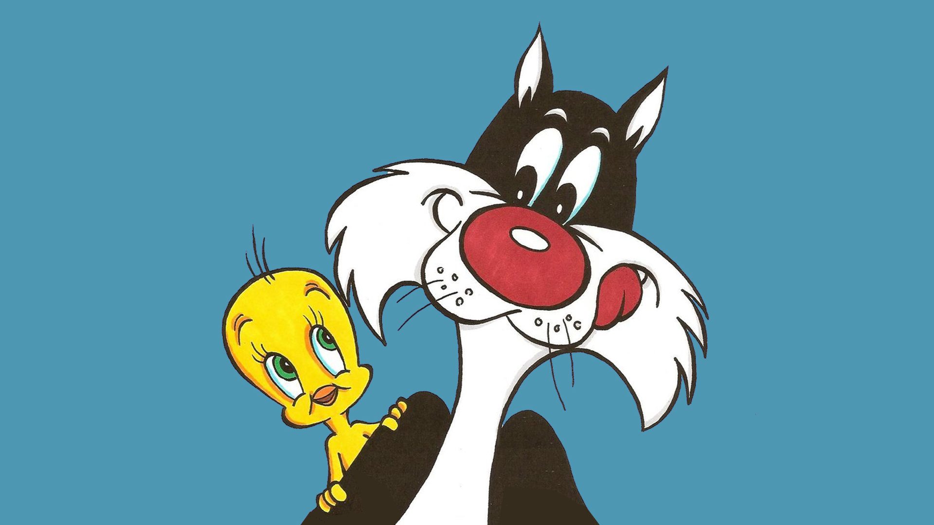 Desktop HD Wallpaper Looney Tunes Tweety And Sylvester Cat