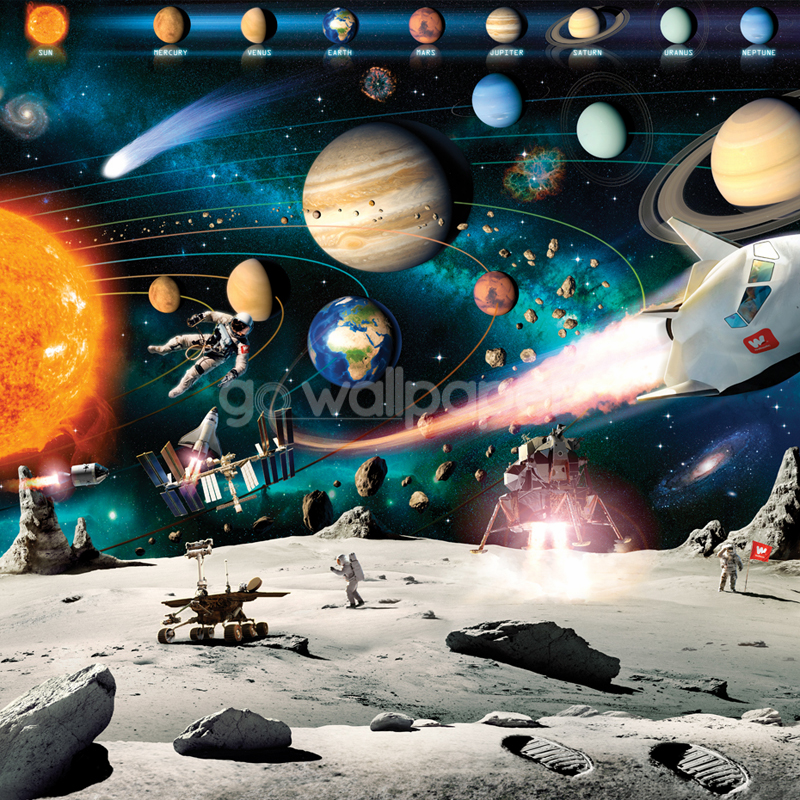 Walltastic Space Adventure Wallpaper Mural