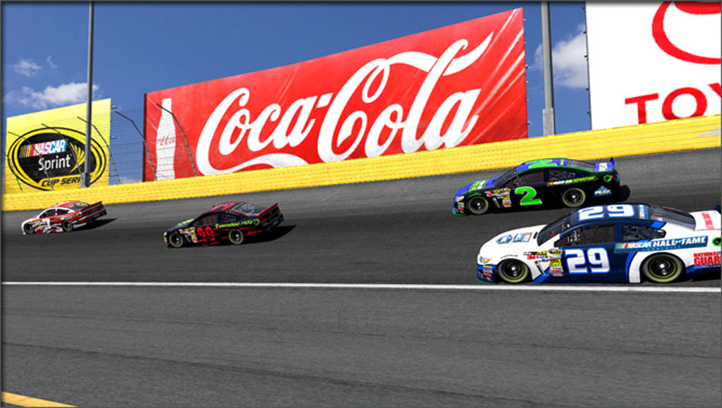 Chevrolet Ss And Ford Fusion Nascar Race Cars On Iracing Simulator