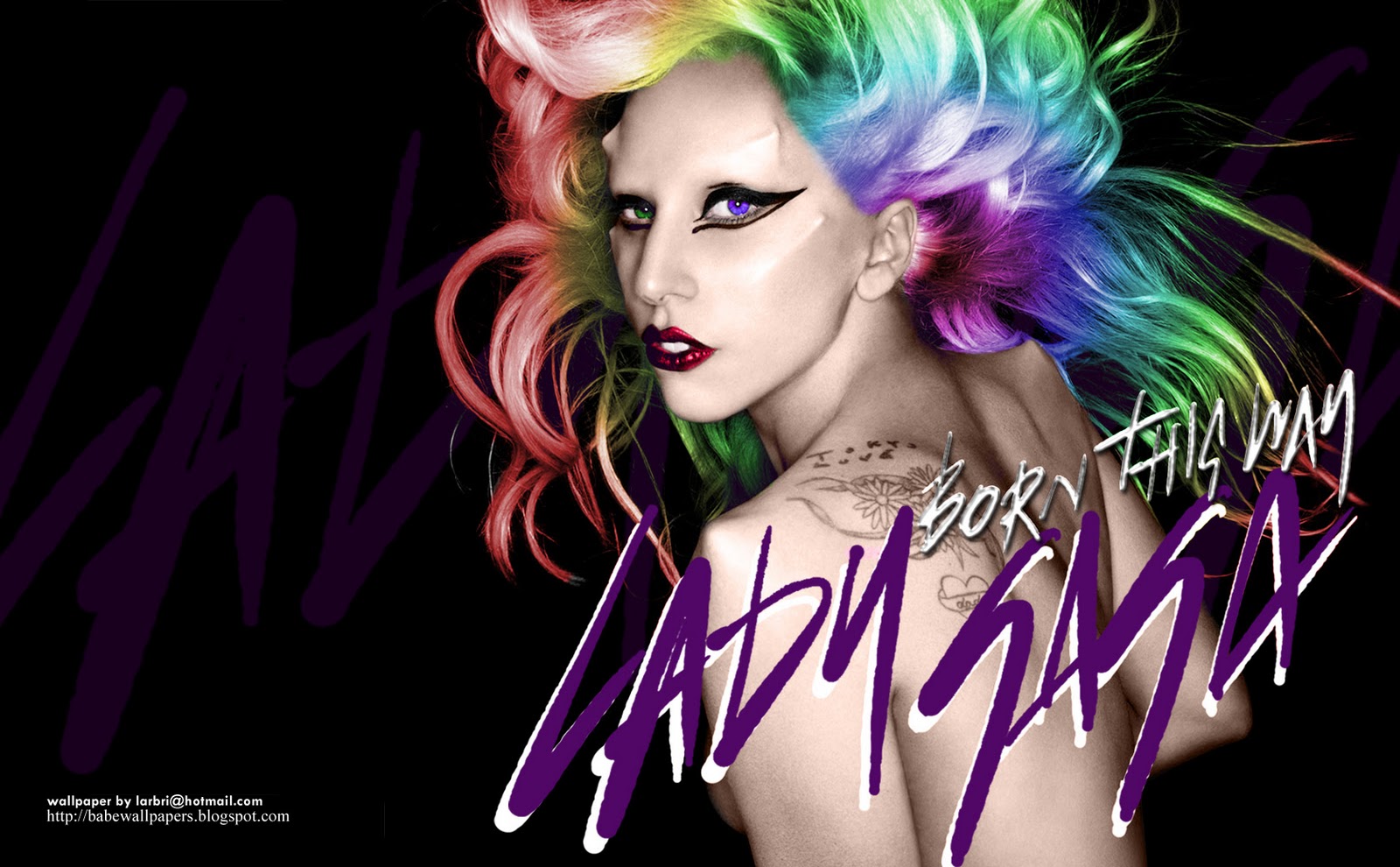 Babe Wallpaper Lady Gaga Born This Way Widescreen