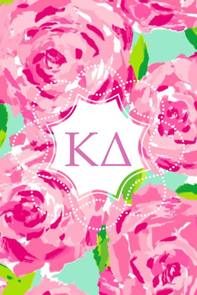 Kappa Delta Lilly monogram iPhone background Dont you wanna be a