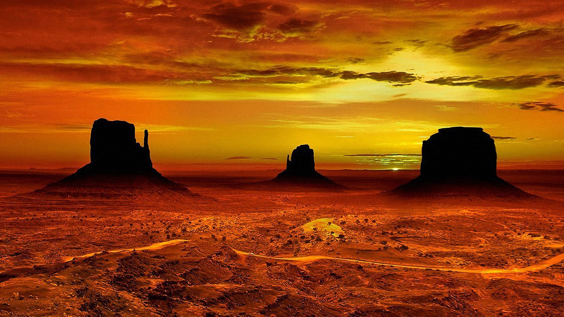 Monument Valley Arizona Wallpaper Wide Or HD Nature
