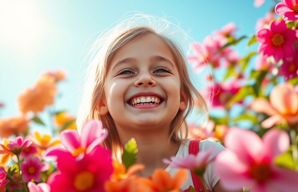 Happy Girl Wallpaper