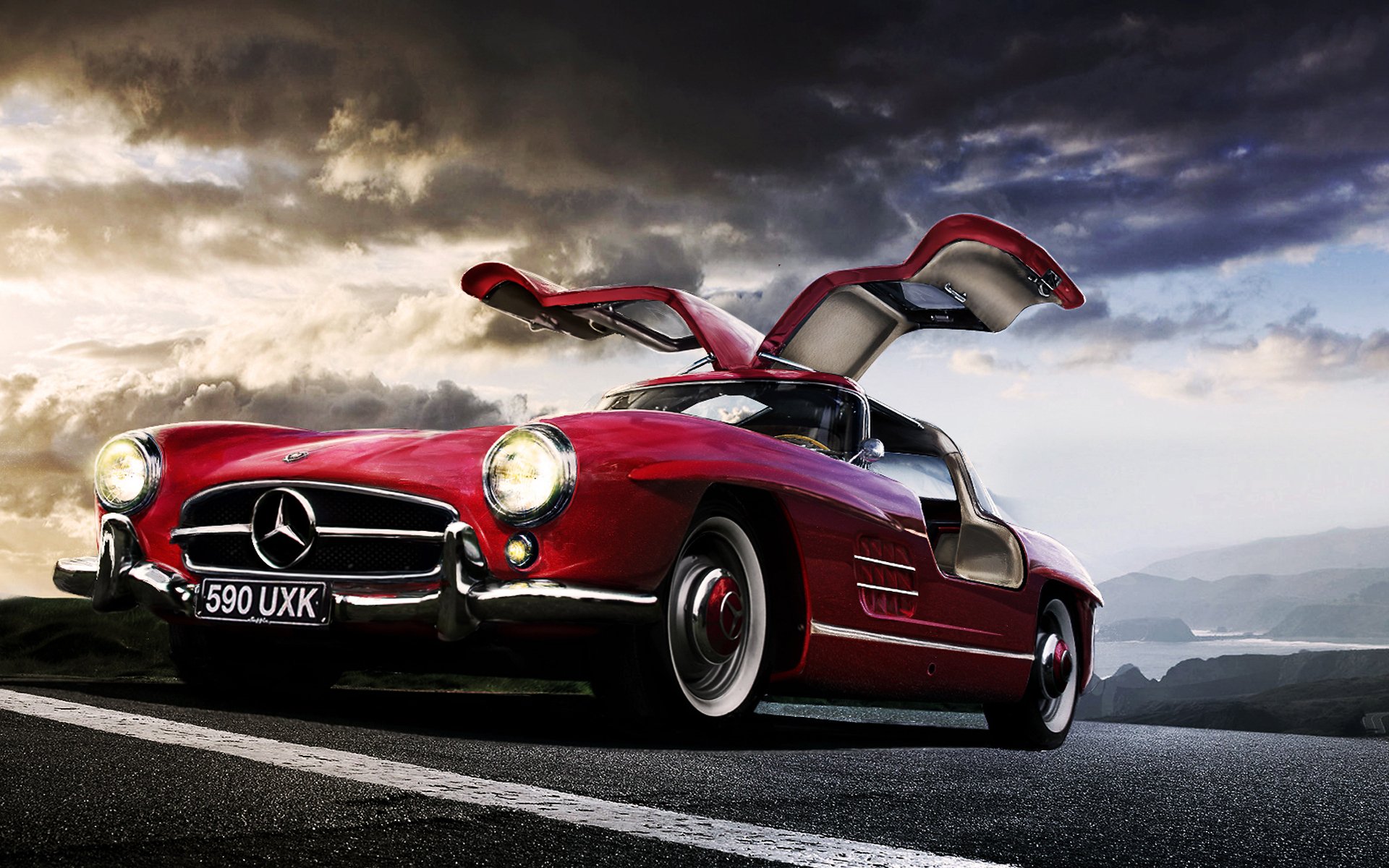 Mercedes Classic Wings Wallpaper