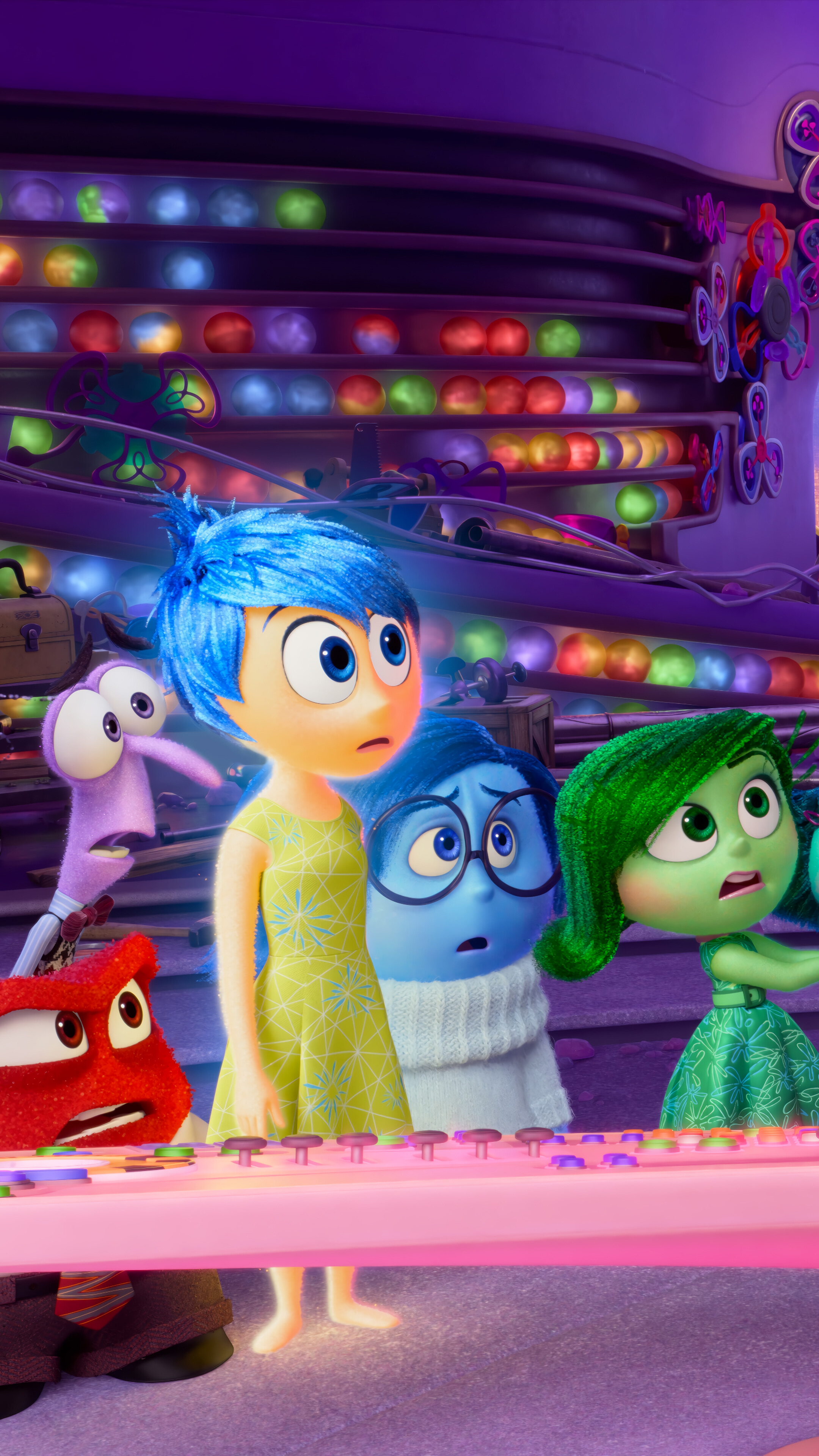 Inside Out Emotions 4k Wallpaper