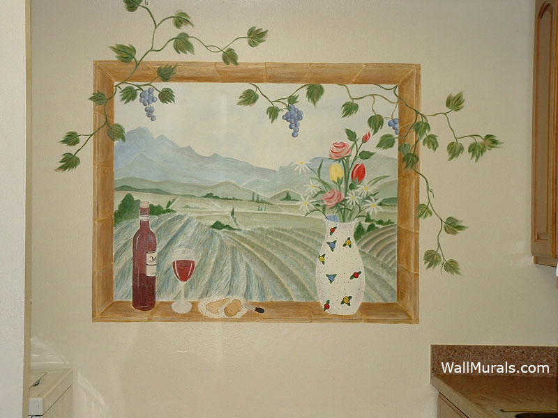 Kitchen Wall Murals By Colette Borders